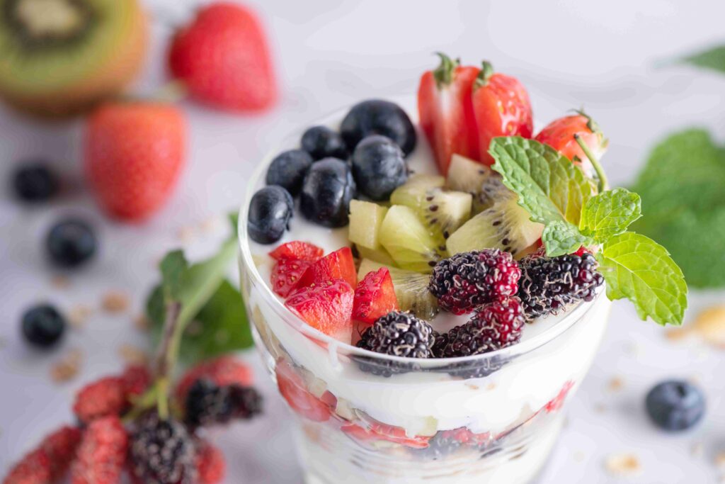 Fresh Fruit and Yogurt