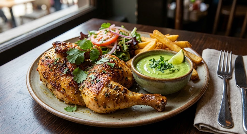 peruvian chicken with green sauce easy to make at home
