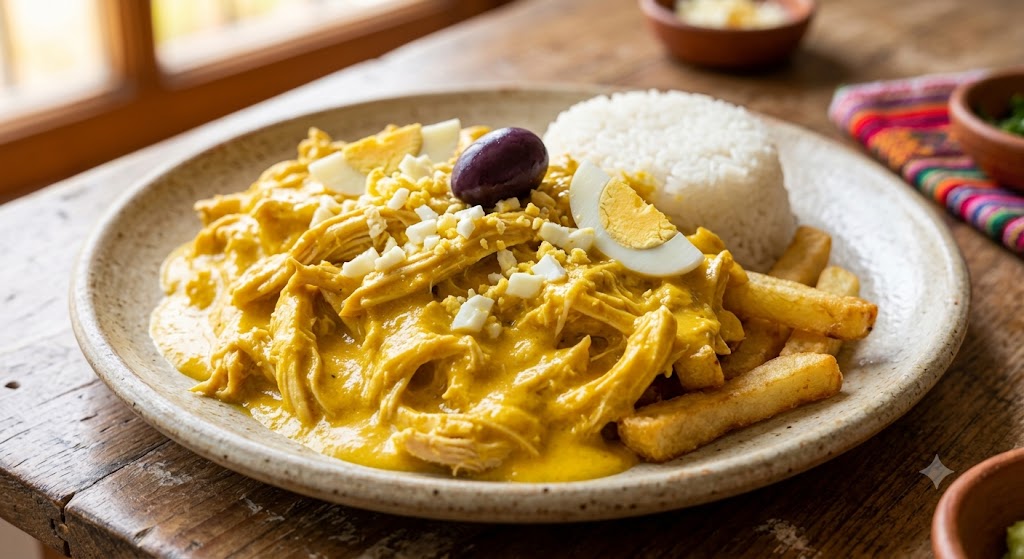 aji de gallina best peruvian food