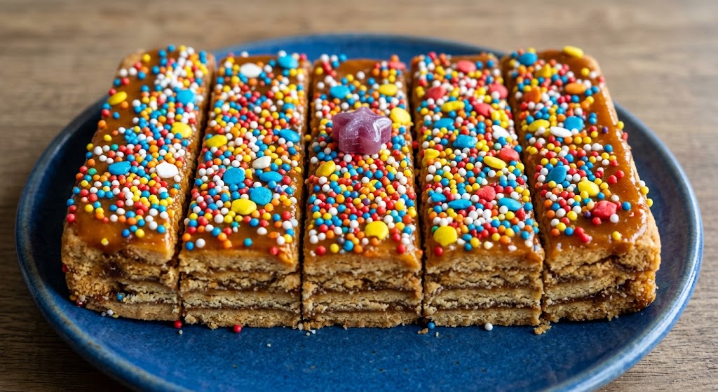  Turrón de Doña Pepa a sweet layered dessert