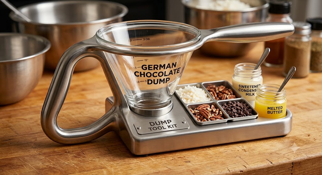 German Chocolate Dump kitchen tool