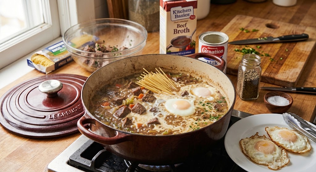 Eggs for Sopa Criolla
