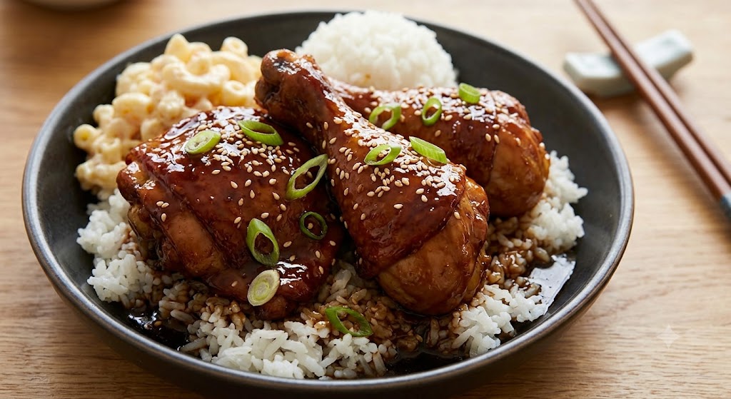 juicy chicken and flavorful shoyu chicken