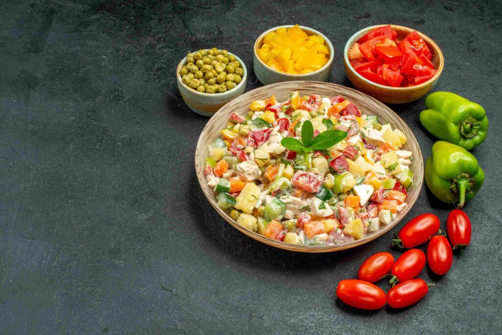 Peruvian ceviche corn