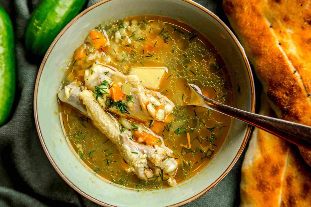 Sopa Criolla soup