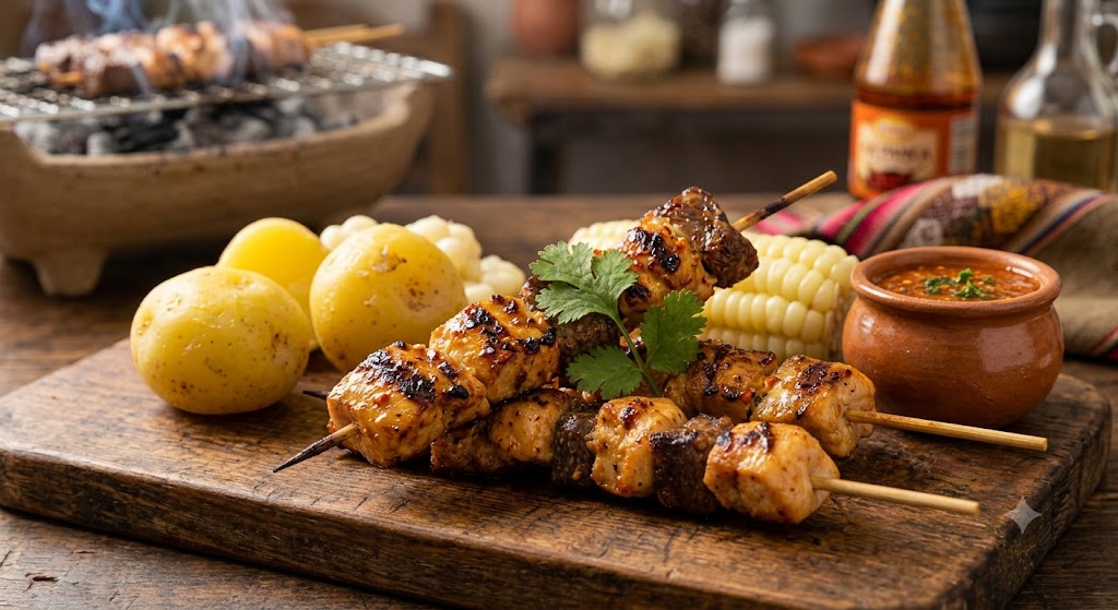 Anticucho de pollo