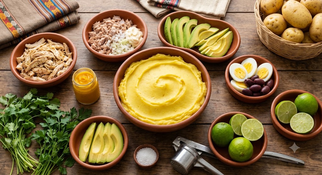Ingredients Used in Traditional Causa Rellena