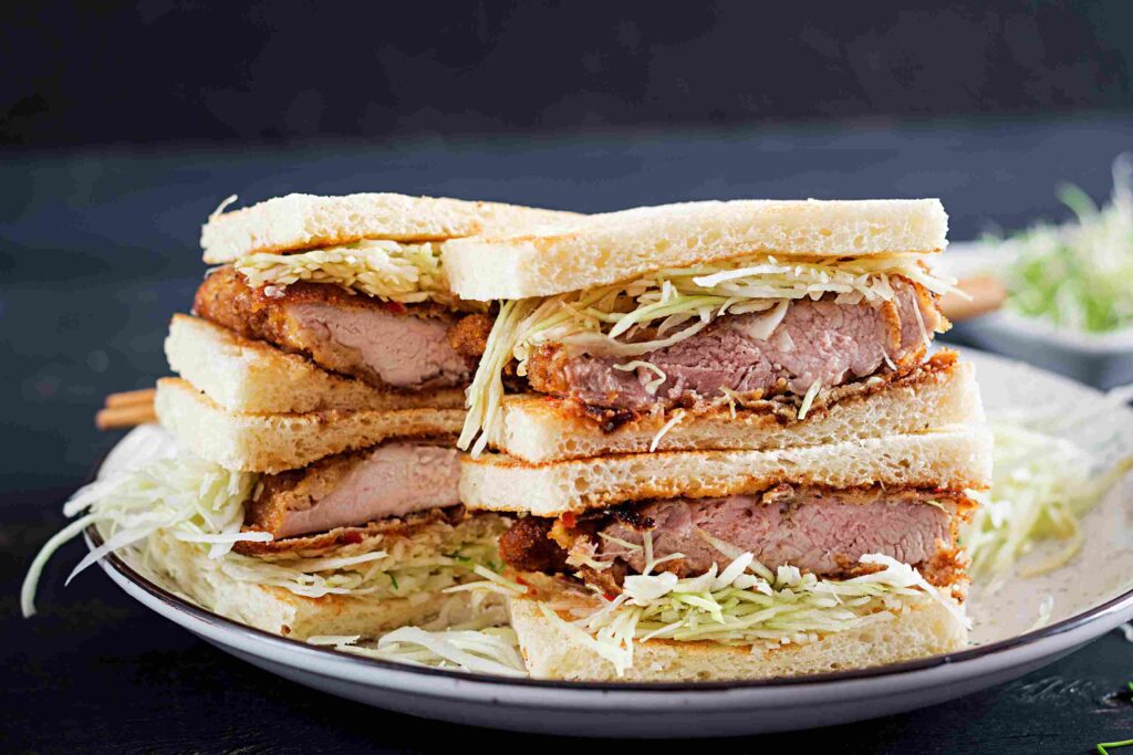 crispy pork sandwich.