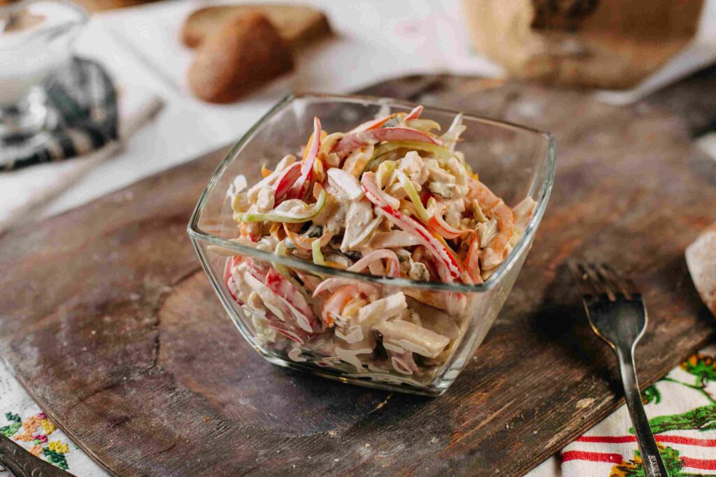 Peruvian Ceviche with mayonise
