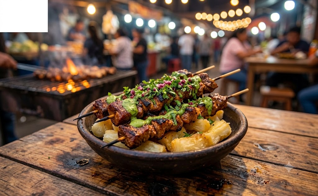 Rachi is one of Peru's favorite grilled street foods