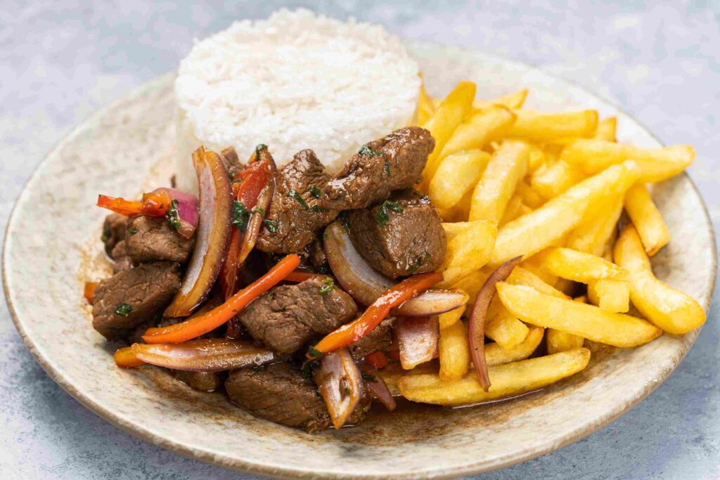 Lomo Saltado is one of the most popular dishes in Peru