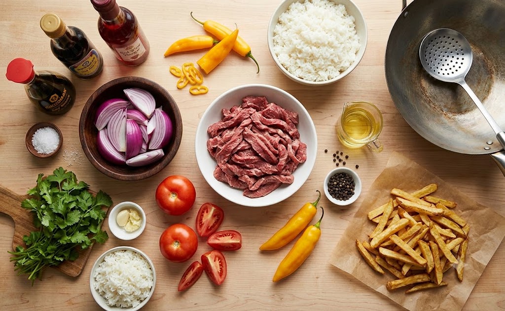 Lomo Saltado is that the ingredient list is simple and easy to shop for.
