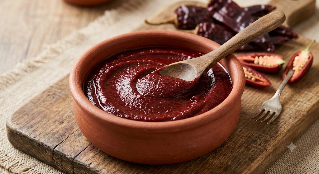 Aji panca is a popular Peruvian chili paste.
