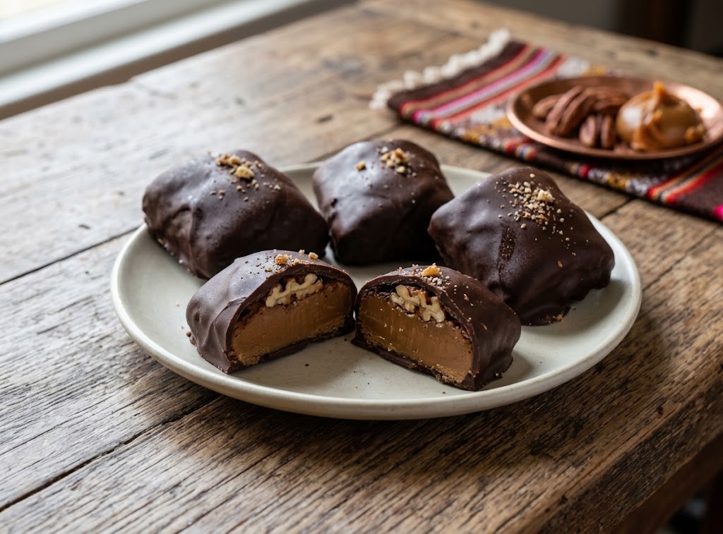 chocolate-covered candy
