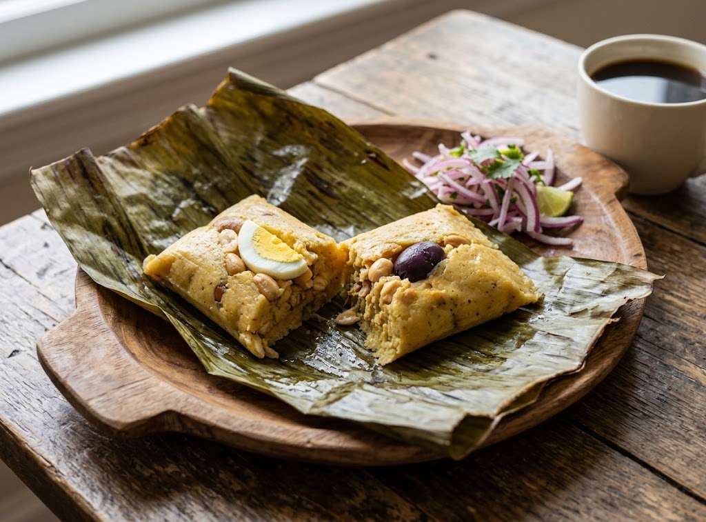 Peruvian tamales diverge from the Mexican version