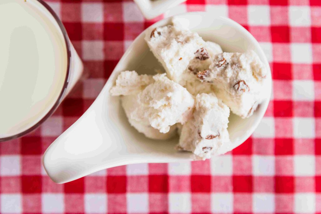A coconut milk version works especially well because coconut is already part of the traditional flavor profile.