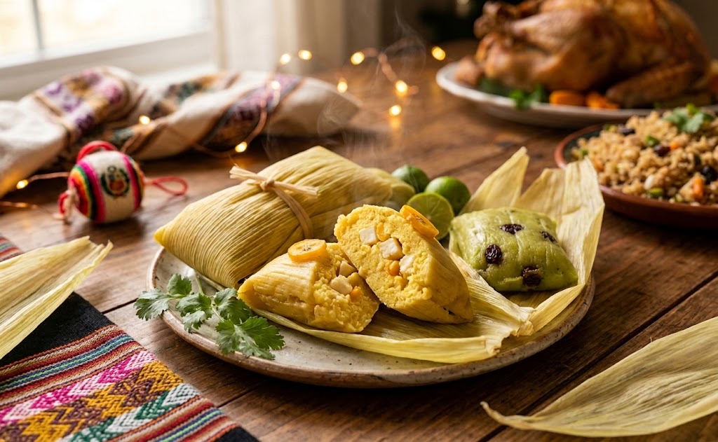Tamales are another traditional food that can appear during special celebrations in Peru.