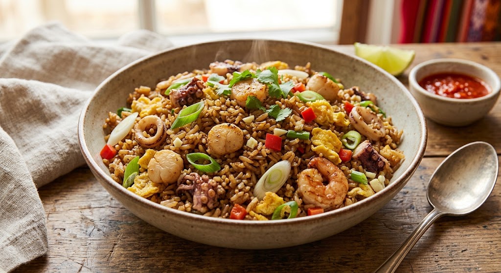 Arroz Chaufa de Mariscos