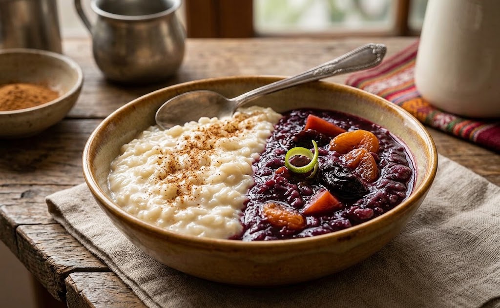 Arroz con Leche and Mazamorra Morada: A Classic Peruvian Combination