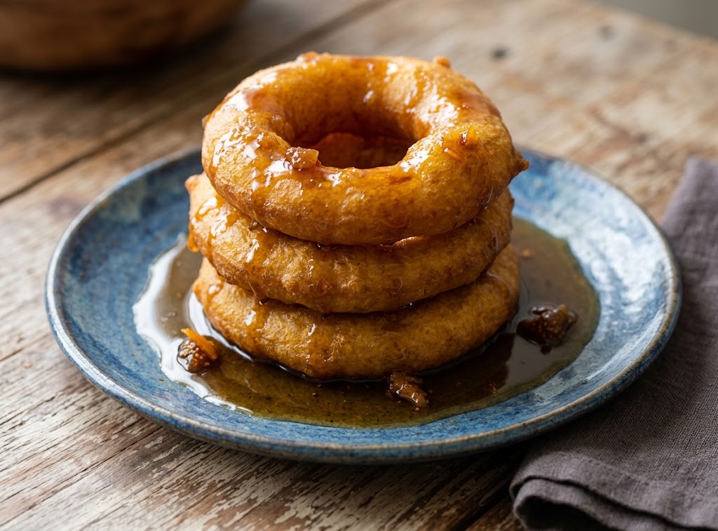 picarones fried rings made from pumpkin