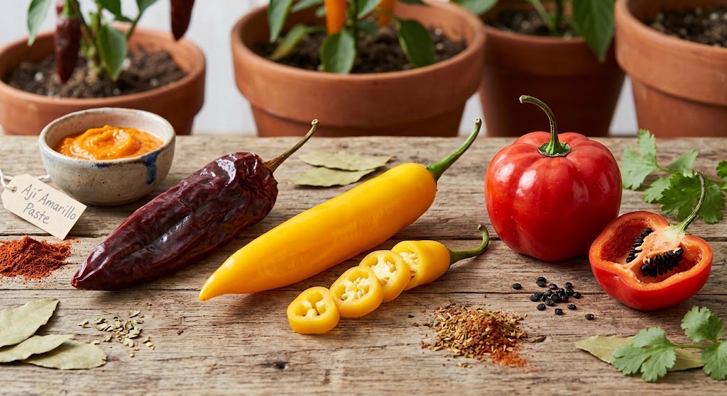 aji panca ,Ají amarillo. Rocoto