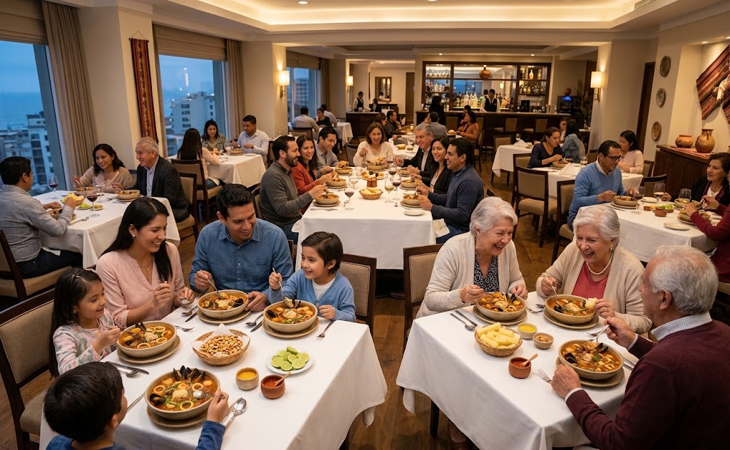 Peruvian Fish Soup enjoying lot of people