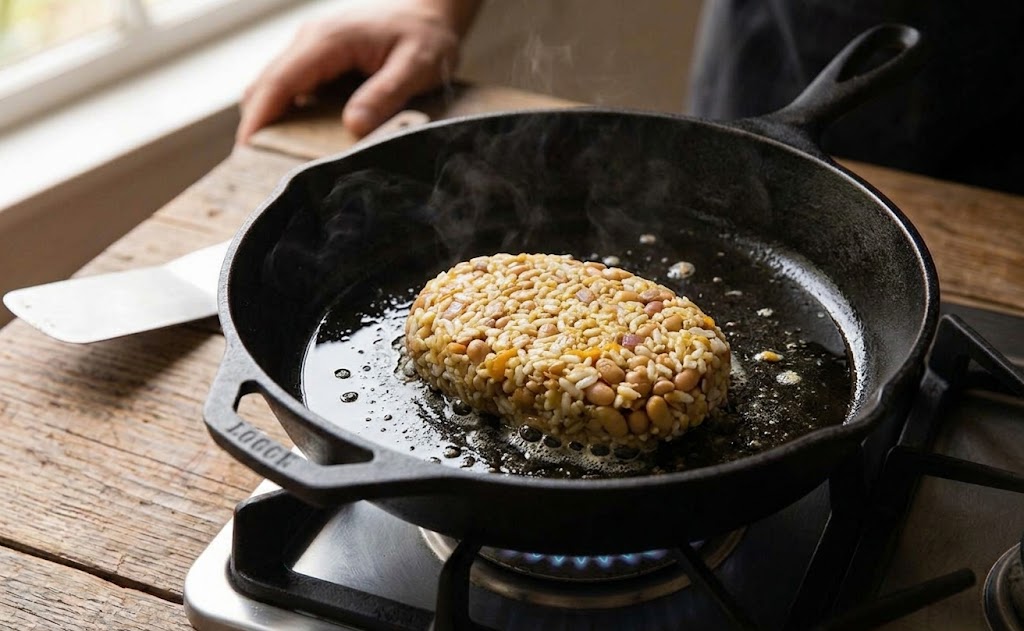 Cook Until Golden and Crisp tacu