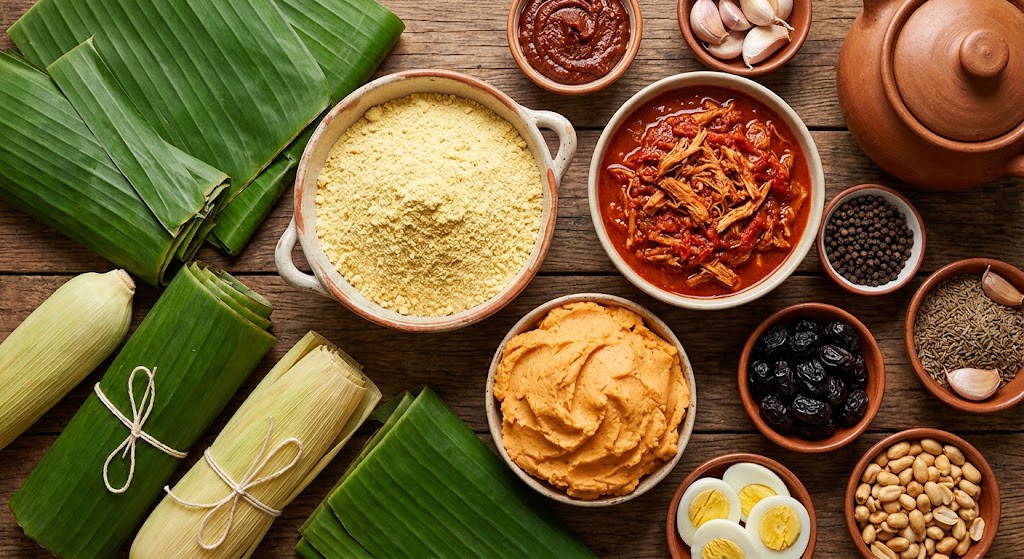 Traditional Peruvian Tamales Ingredients
