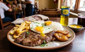 Bistec a lo Pobre is easy to making at home