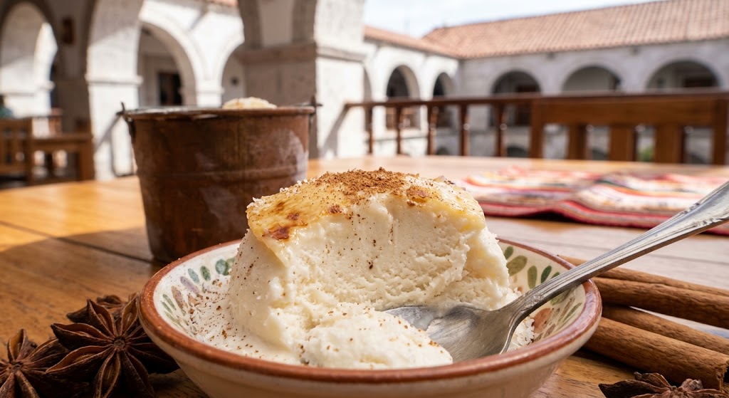 Queso Helado is a traditional frozen dessert from Arequipa