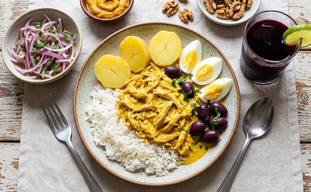 What to Serve with Aji de Gallina
chicha morada